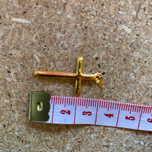 22K Gold Cross Pendant Only - Picture 5 of 5
